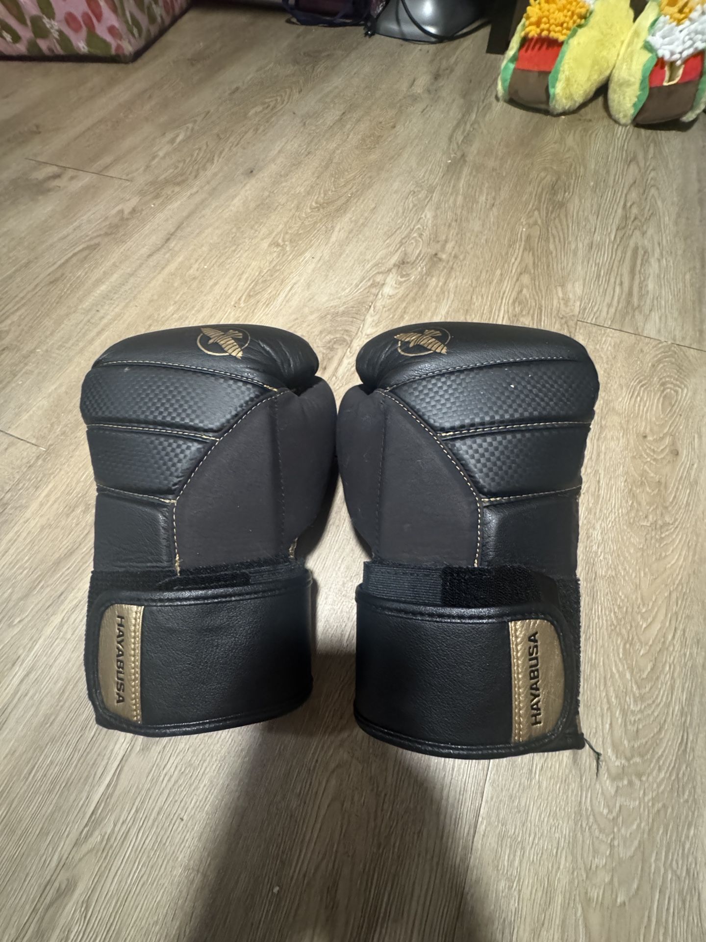 Hayabusa 16 OZ Gold Boxing Gloves 
