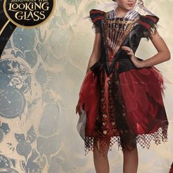 RED QUEEN Alice through the Look Glass  Girls Costume | Child Xl