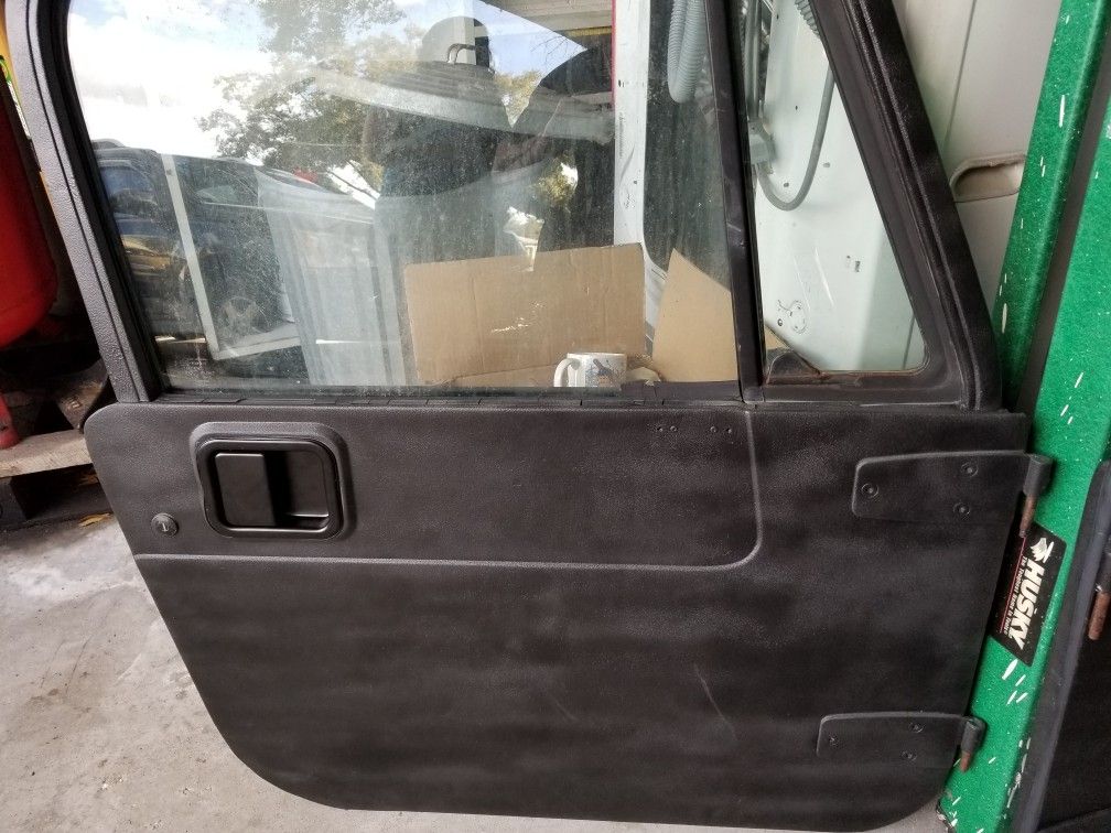 Jeep wrangler yj full steel doors for Sale in Brandon, FL - OfferUp