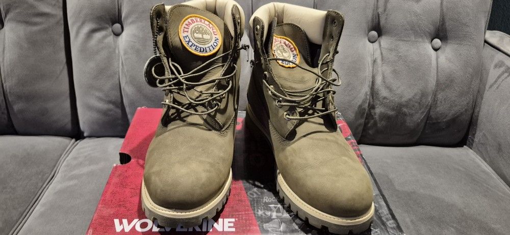 Army Green Timberland Boots 