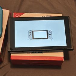 Nintendo switch V2 with accessories 
