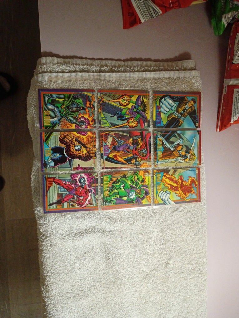 Marvel 1990 Trading Cards Prices May Vary