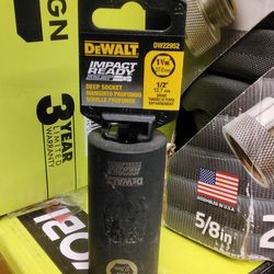 DEWALT IMPACT READY 1/2" 12.7 mm DEEP SOCKET