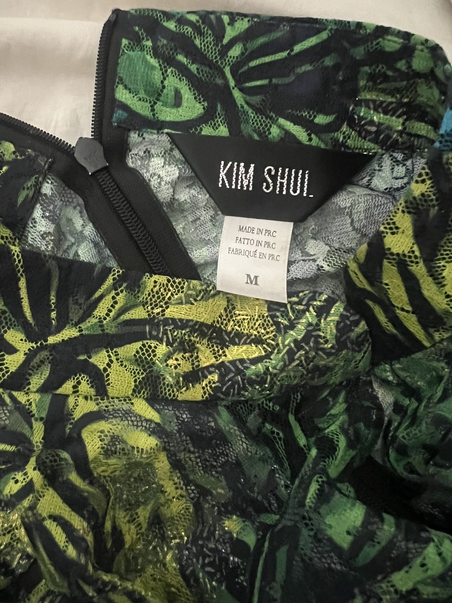 LACE QI PAO DEEP V NECK DRESS kim Shui butterfly dress - www.ice4pros.com.br