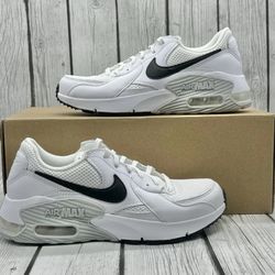 Women's Nike Air Max Excee Running Shoes - White Pure Platinum Black - Size 8.5