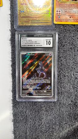 Mewtwo 052 svp Black Star Promo 151 UPC Pokemon