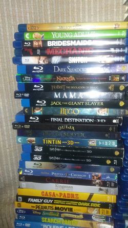 BLU-RAY'S Misc titles - Most newer and watched only once