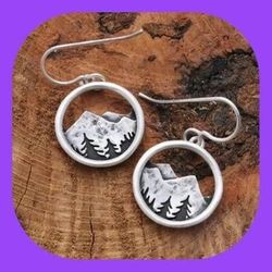 New Exquisite Beautiful Alpine Dreamer Mountain 🏔 Range Earrings
