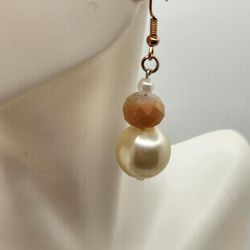 Elegant Faux Pearl Earrings 