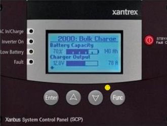 XANTREX XANBUS SYSTEM CONTROL PANEL (SCP) PN: (contact info removed)