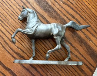 Vintage Metal prancing horse figurine