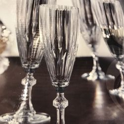 NEW - Crystal Champagne Flutes
