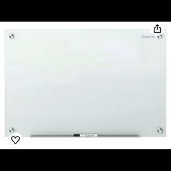 Dry Erase Board - Quartet Magnetic Glass Dry Erase White Board, 6' x 4' Whiteboard, (G7248W)