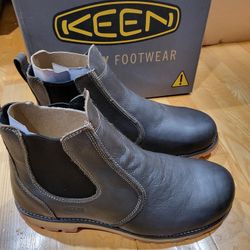 Keen Seattle Romeo Men 15 Aluminum Toe Slip/Oil/Heat Resistant Work Boot 1021344