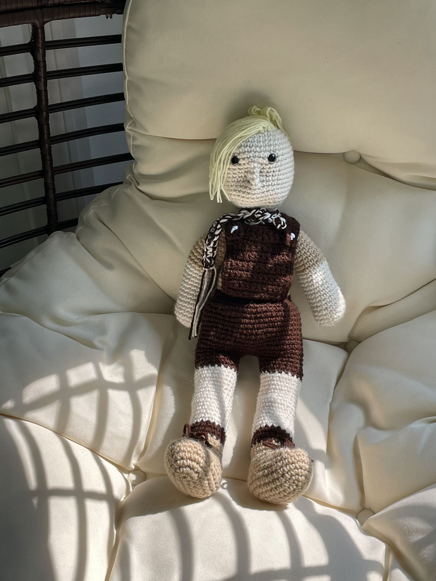 Handmade Crochet Boy Doll