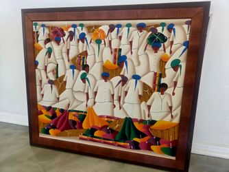 Large Haitian Folk Art