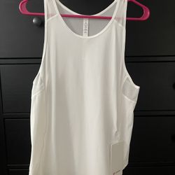 Lululemon Sculpt Tank 2 White Size 6