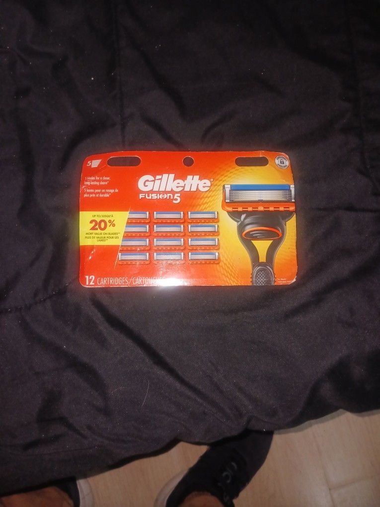 Gillette Fusion 5 12 Cartridges