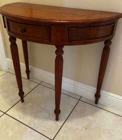 Solid Wood Entry Table 34”Lx17”Wx30”H
