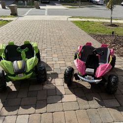 Power Wheels Dune Racer And Dune Extreme 12v Pink And Green