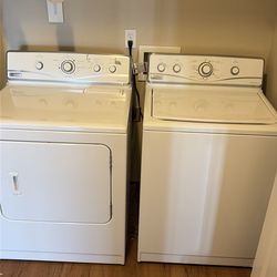 Maytag washer and dryer