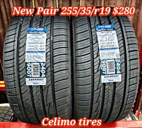 New Pair of 2 celimo tires 255/35/r19 XL 96Y 50.000 Miles warranty ‼️ free instalation and balance ‼