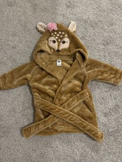 Baby Deer Hooded Robe
