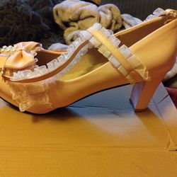 Pretty Pink Heels Cosplay Brand New Size 10?