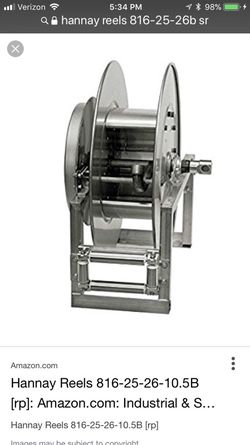 hannay reels 816-25-26b sr