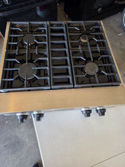 Kitchen aid Gas range top 30"