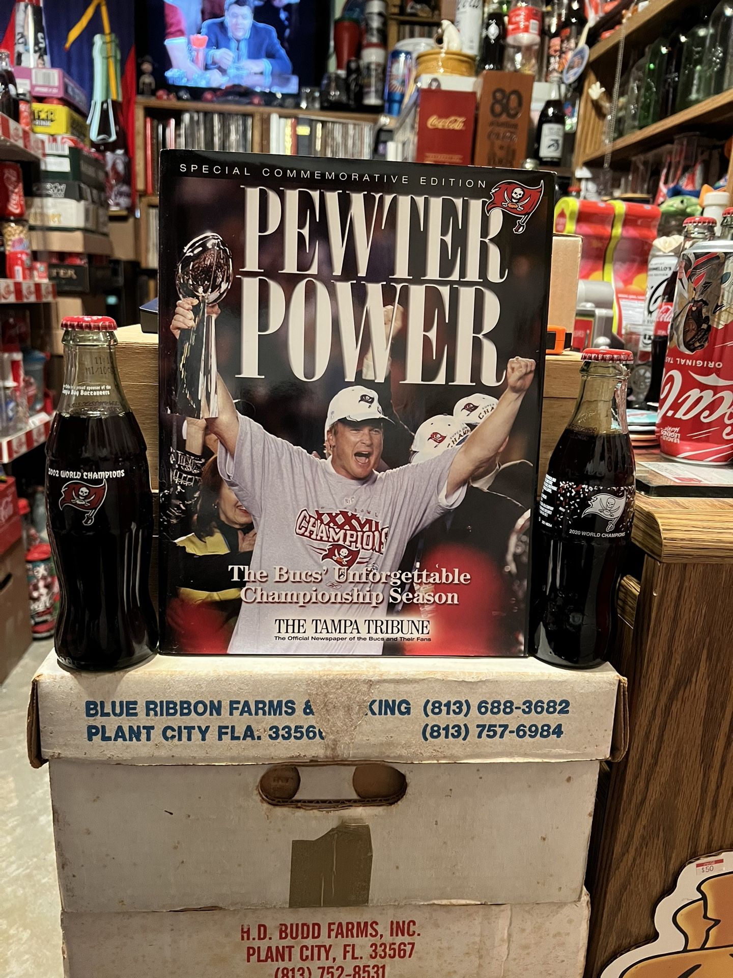 Tampa Bay Buccaneers Super Bowl, Coke Bottles And Championship Book