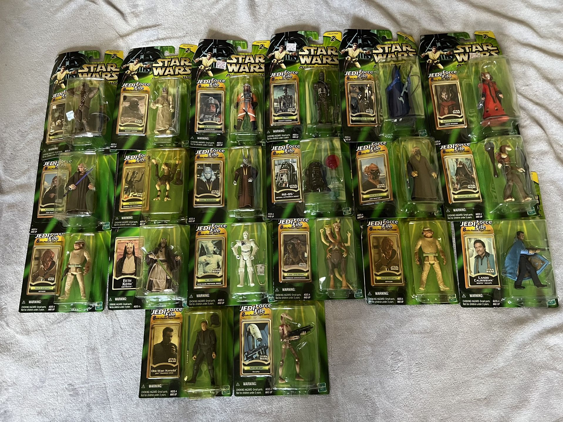 Star Wars Power Of The Jedi Collection #2 Lot Of 20 Action Figures