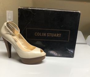 White and Brown heels