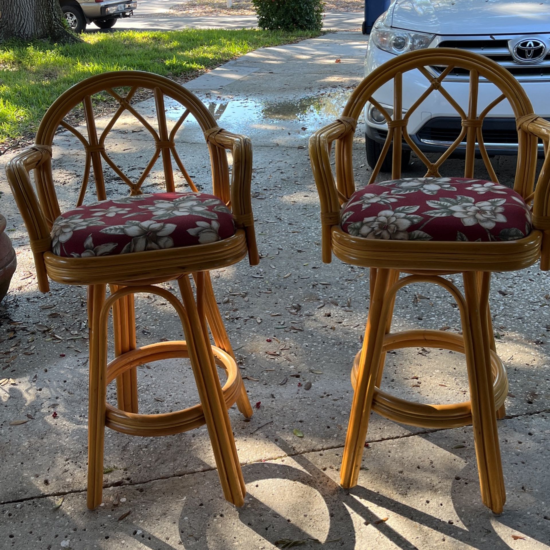 Bamboo Bar Stools