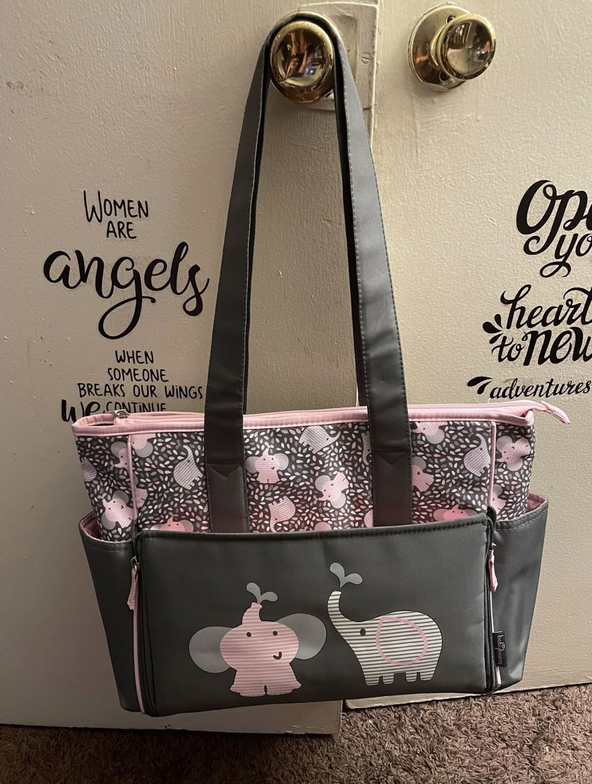 Baby Girls Elephant Diaper Bag