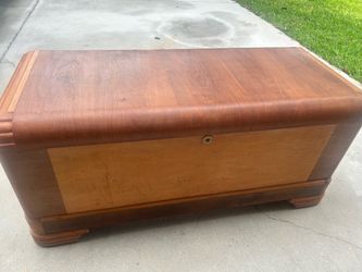 Walnut cedar chest by Lane