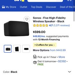 Sonos 5  Speaker 