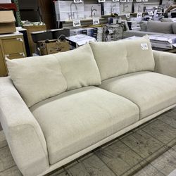 Beige Loveseat Sofa