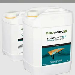 Ecopoxy Flowcast Resin Kit 30 Liters
