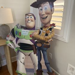 Buzz And Woody Card Board Stand For Party’s 5ft Tall 
