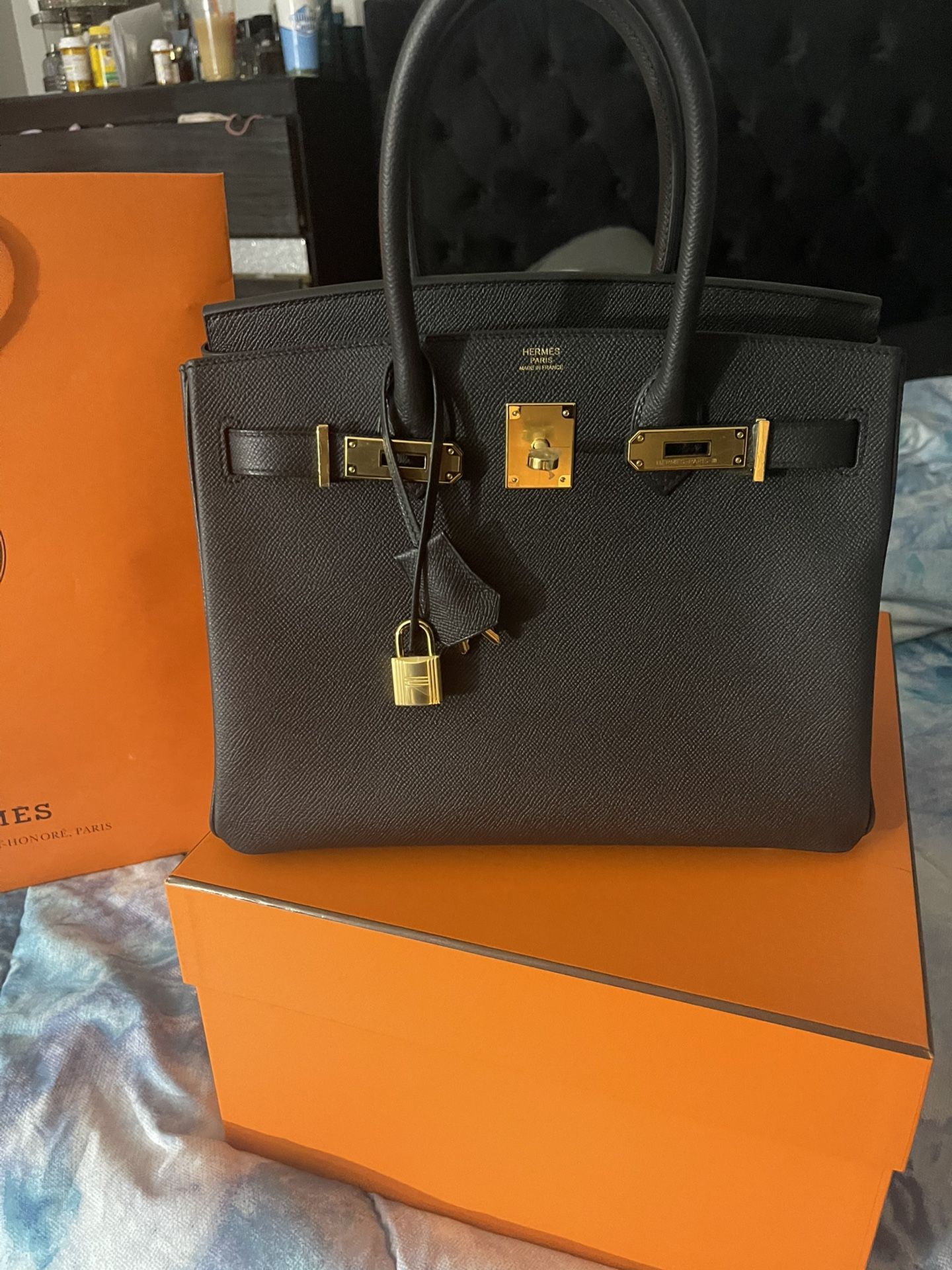 Hermes Birkin 30 Epsom Leather GHW Store Fresh