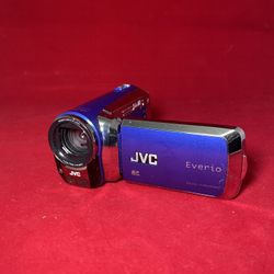 JVC Everio GZ-MS120B 35x Optical/800x Digital Zoom Dual SDHC Camcorder w/2.7" LCD (Blue) - Up to 80 Hours of Recording!