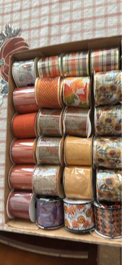 Fall ribbon 2.5 yards each