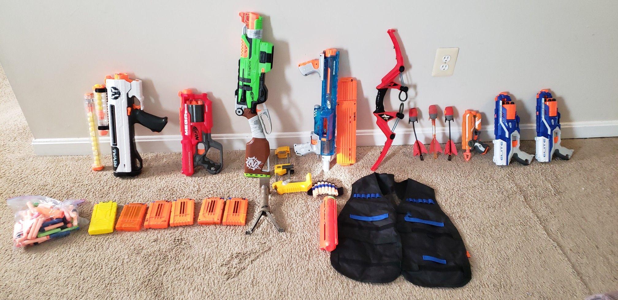 Nerf guns! Ammo! Attire & MORE!