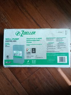 Zoeller Well Pump Control Box