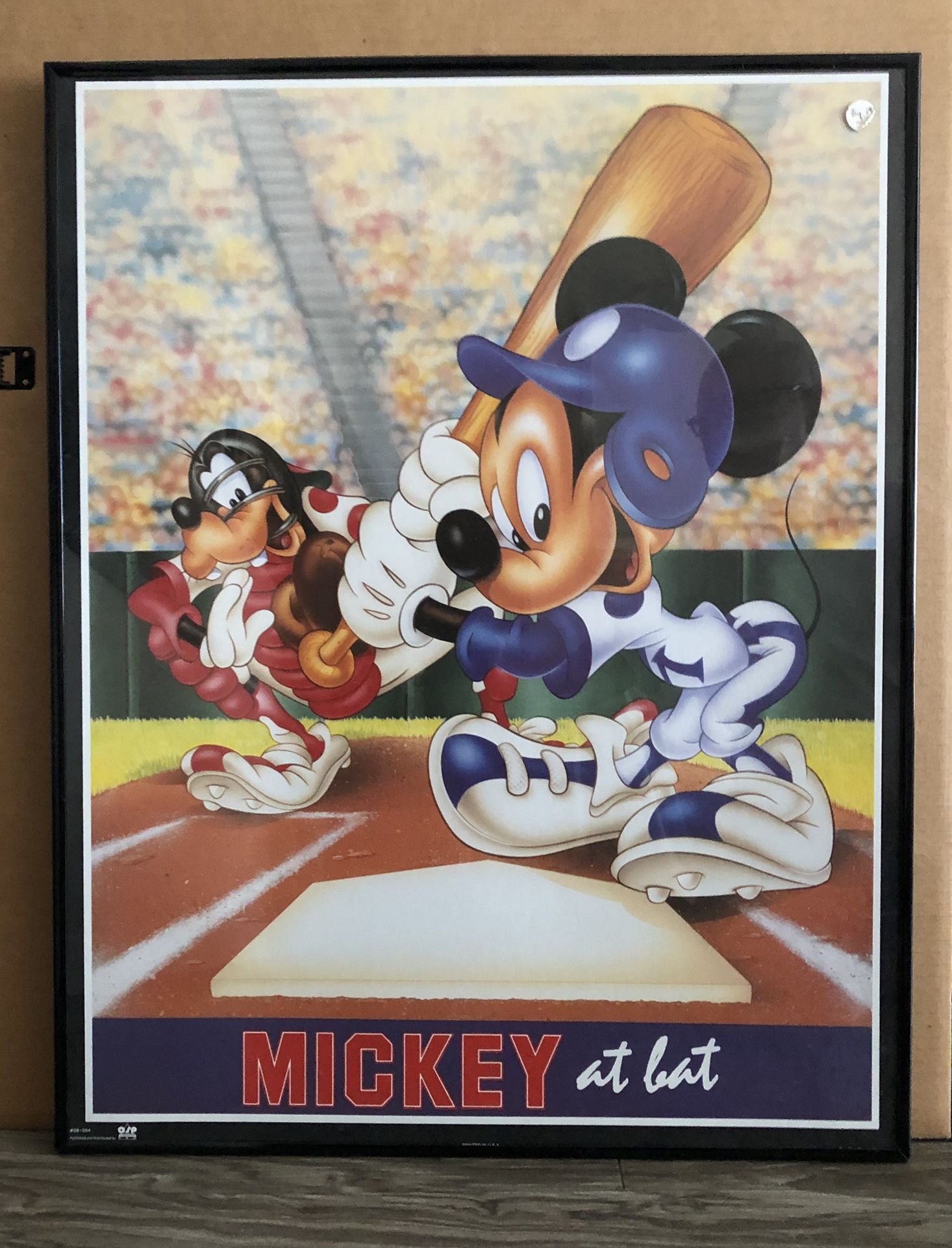 Vintage-Mickey Mouse at Bat (with Goofy) #028-54