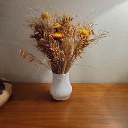 Vintage glass Farmhouse Vase 