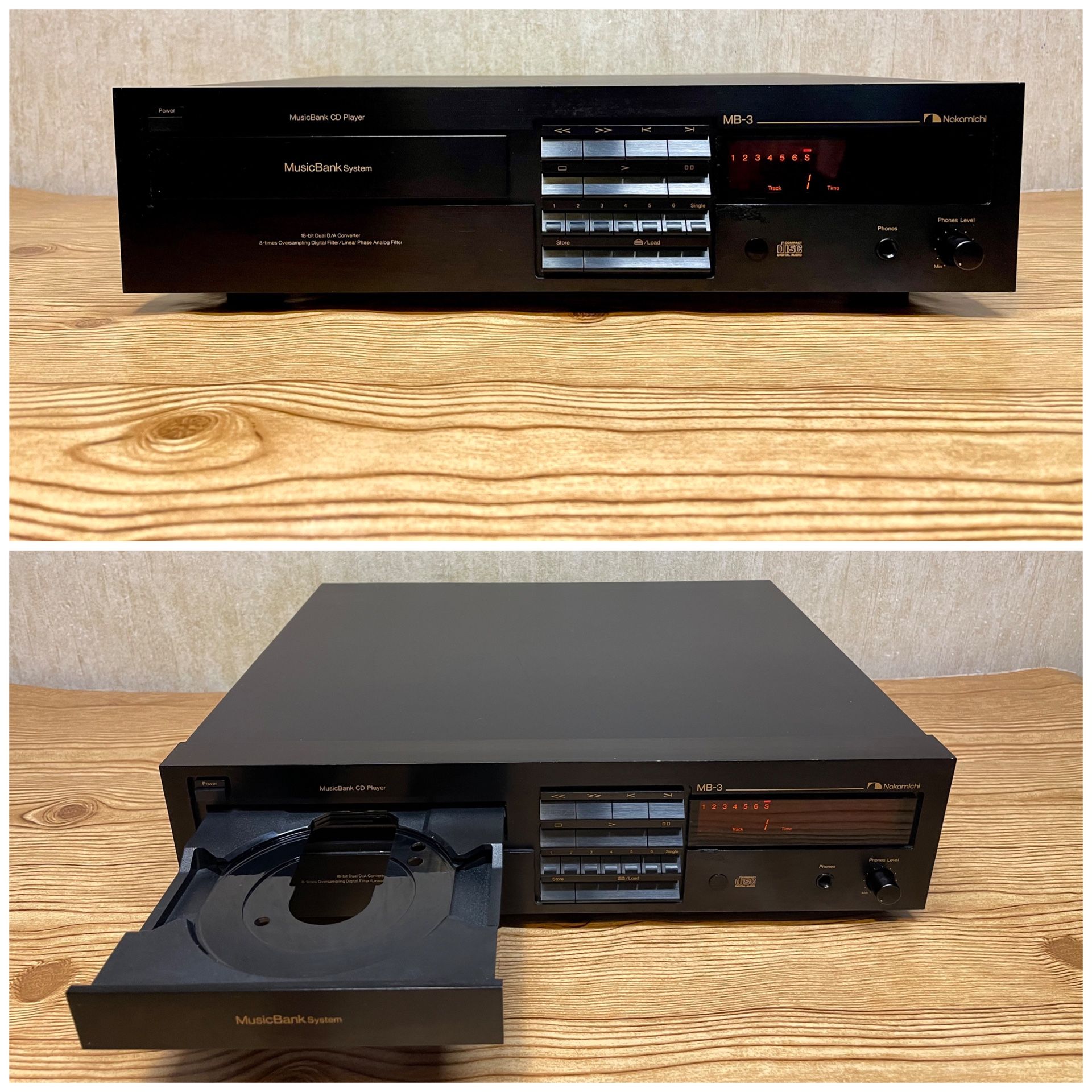 Nakamichi MB-3 Music Bank 7 Disc Cd Player *New Belts Serviced*