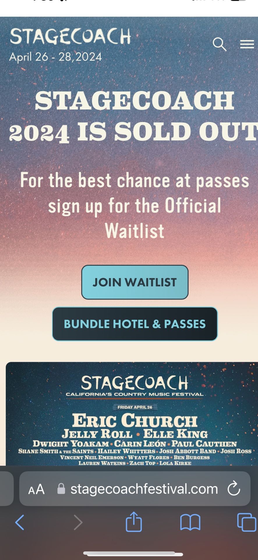 Stage Coach Tickets 