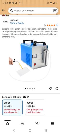 Máquina De  Hidrógeno Pulidora Nueva 